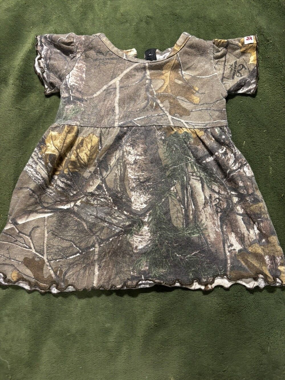 Lil Joey Baby Girl's Infant Camouflage Dress Size 0-3 Months Hunting Camo